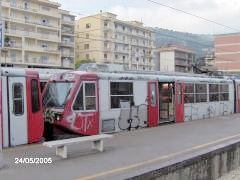 Circumvesuviana at Herculaneum, Italy, May 2005